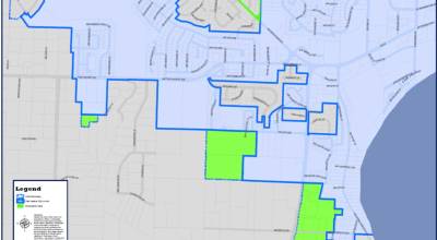 City of Oak Harbor map. City and county officials are talking about annexing 80 acres into the city as part of the comprehensive plan process.