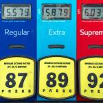 Photo by David Welton. Gas prices are high on South Whidbey.