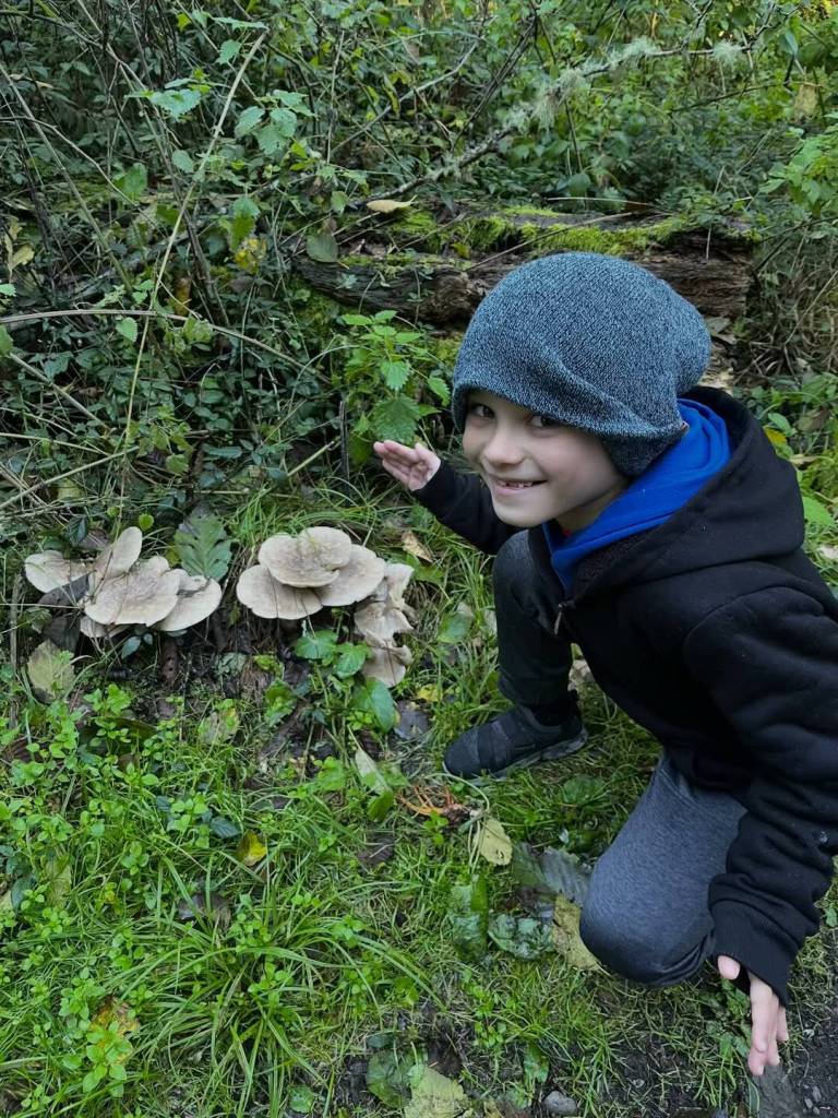Photo provided. Landon Prince Charles Hutcherson likes eating candied mushrooms, or maybe turkey tail fungi if hes feeling adventurous.
