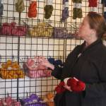 Photo by Marina Blatt. The Wild Rose Farm specializes in fiber rather than meat production, focusing on breeds like Teeswaters, Wensleydales and Valais Blacknose sheep.