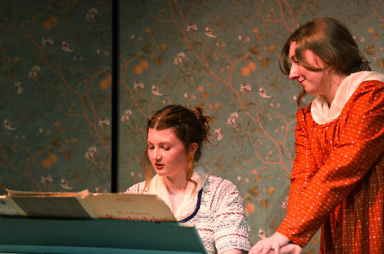 Photo provided by Whidbey Island Center for the Arts. From left are Lucy Curling and Rachael Spencer.
