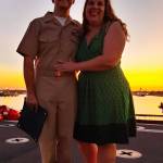 Photo provided. Meg and Dan Graves married shortly before Dans enlistment in the Navy in 2010.