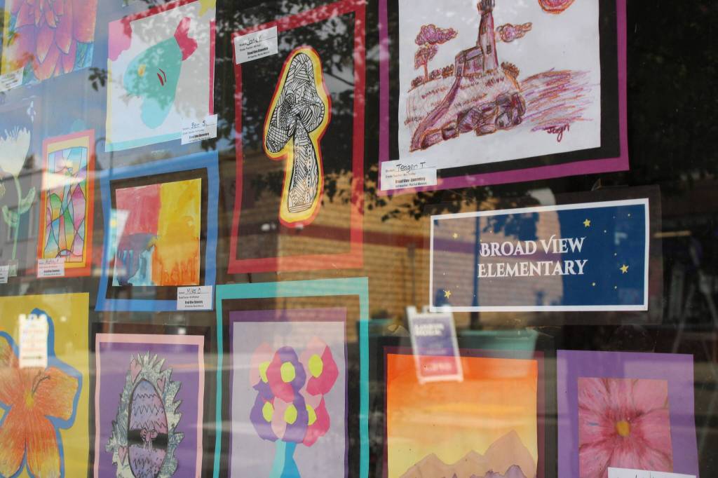 Photo by Allyson Ballard
Art teachers estimated that they selected more than 2,000 works of art to be displayed.