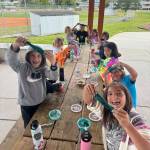 Photo provided by the City of Oak Harbor Parks and Recreation. What child doesnt love slime? Campers at Camp Windjammer played with ooey-gooey slime last summer during an outdoor activity.