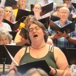 Photos by Marina Blatt
Guest soloist Eva Nelson, who has performed professionally throughout the Seattle and Portland areas, said the emotional connection between performers and the music is what makes live music unforgettable.