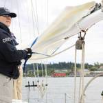 (Photo by Allyson Ballard) The schooner operates out of Penn Cove, and docks at the Coupeville Wharf.