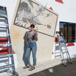 Rachel Slemons Photography
Amelia Kaiser is bringing one of the last World War II-era murals back into the public eye with her painting in Oak Harbor.