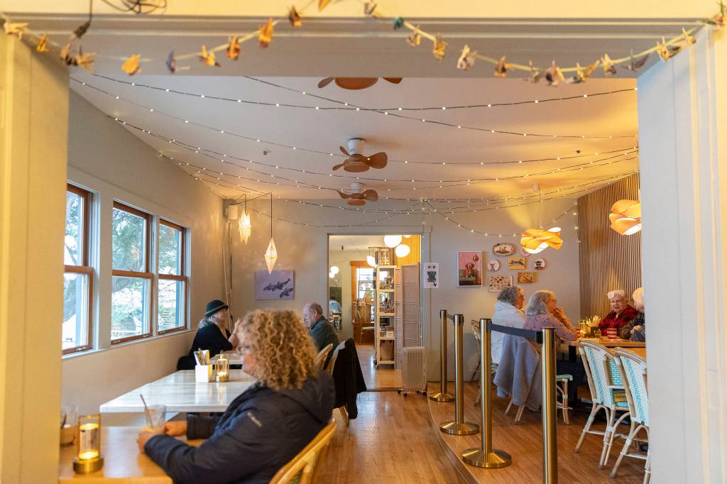 Inside Merriweather Creperie on March 12, 2026 in Langley.