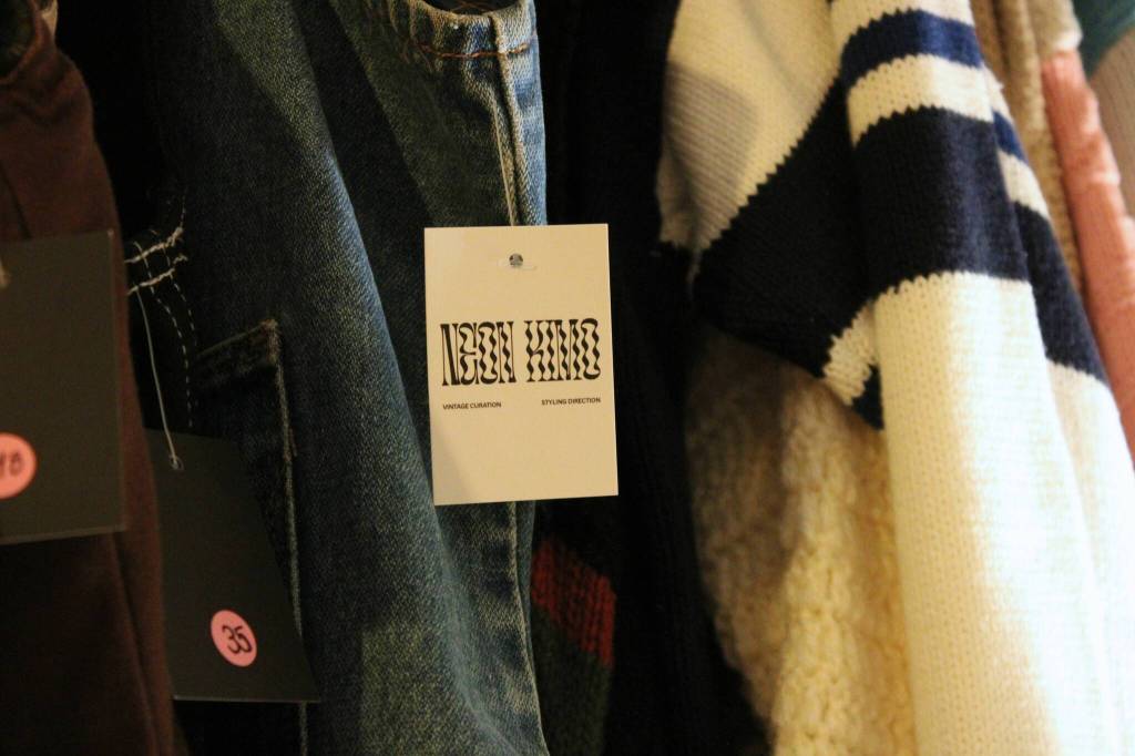 (Photo by Allyson Ballard) Leuthe sells clothes at Yon Bureau under her brand Neon Kimo.