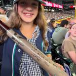 Photo provided by Sara Arrington
I hope this bat finds a good home with you, Rodriguez wrote. Happy birthday.