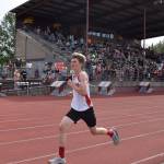Kelly Powers photo
Henry Purdue, seen here during his 8th grade track season, finished 2nd in the 5K at Saturdays Race the Reserve.